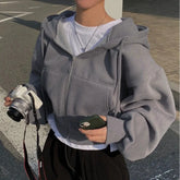 Women's Y2K Zip-Up Hoodie