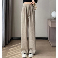 Classic High-Waist Wide-Leg Pants