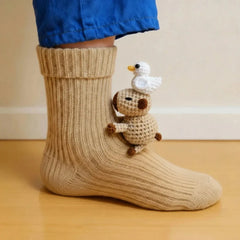 CozyCritter™ 3D Knit Animal Socks