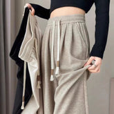 Classic High-Waist Wide-Leg Pants
