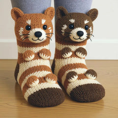 CozyCritter™ 3D Knit Animal Socks