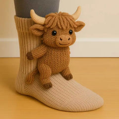 3D Plush Animal Socks