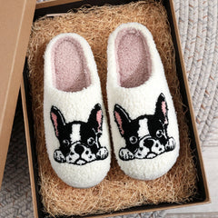 French Bulldog Plush Slippers