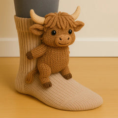 CozyCritter™ 3D Knit Animal Socks